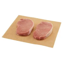 Raley's Pork Boneless Center Cut Loin Chop, Per Pound