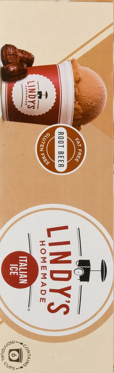 slide 4 of 17, Lindy's Homemade Root Beer Italian Ice 6 - 6 fl oz Cups, 6 ct
