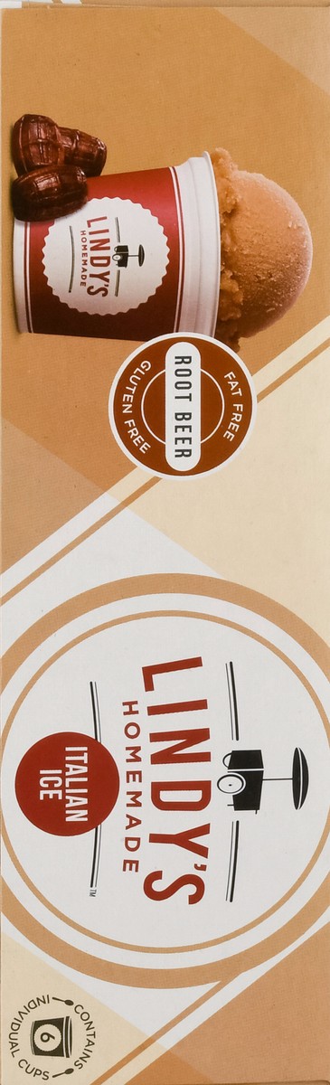 slide 2 of 17, Lindy's Homemade Root Beer Italian Ice 6 - 6 fl oz Cups, 6 ct