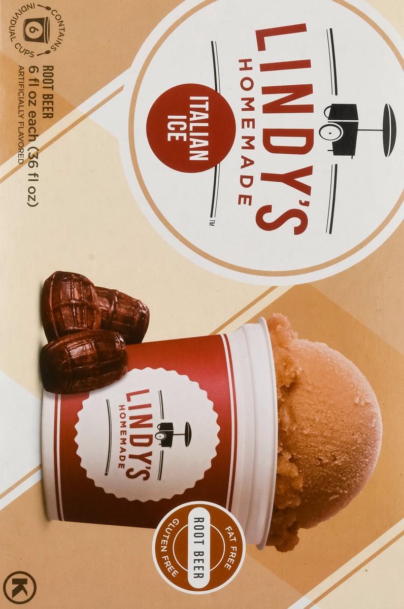 slide 13 of 17, Lindy's Homemade Root Beer Italian Ice 6 - 6 fl oz Cups, 6 ct