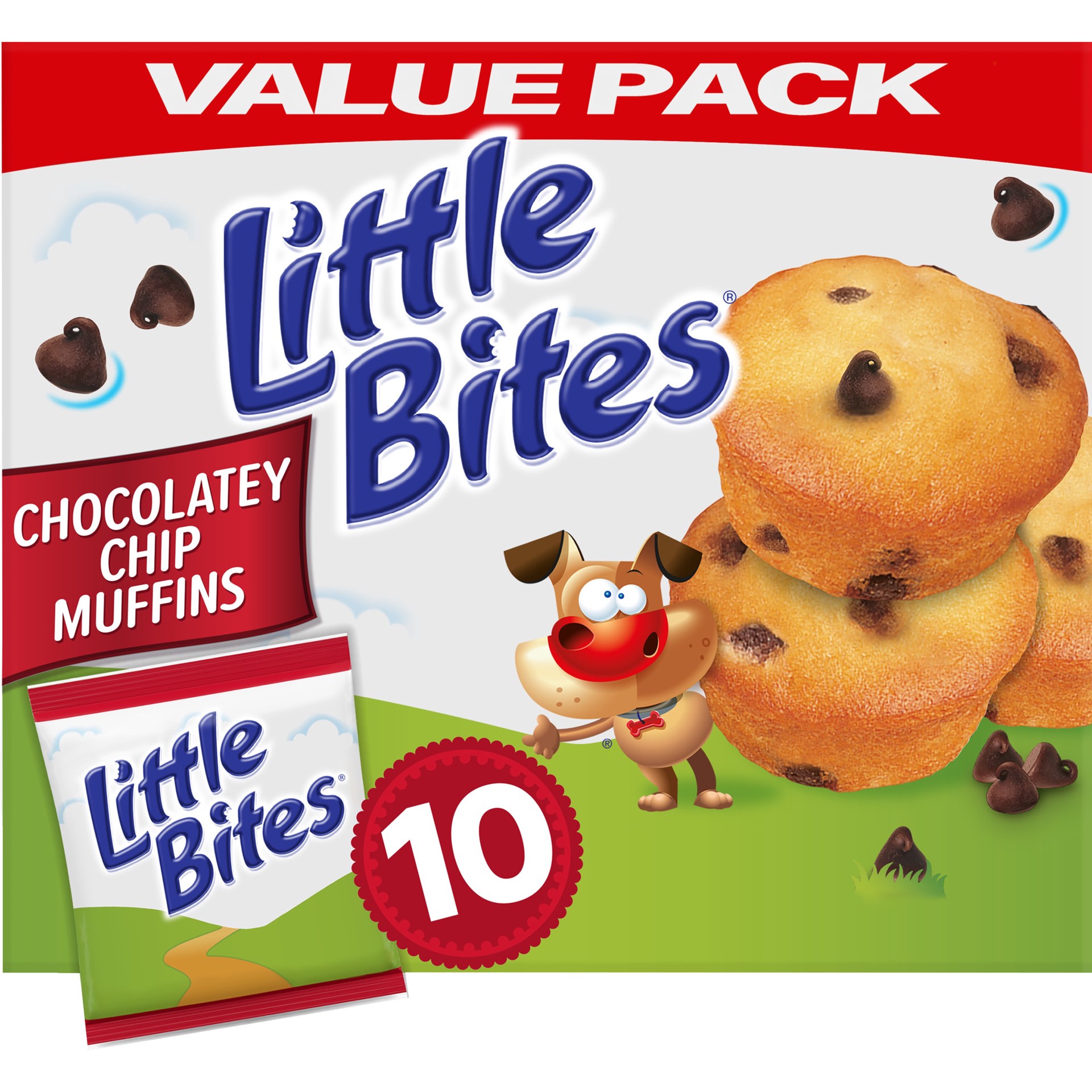 slide 1 of 7, Entenmann's Little Bites Chocolate Chip Muffins - 15 oz Value Pack, 10 ct