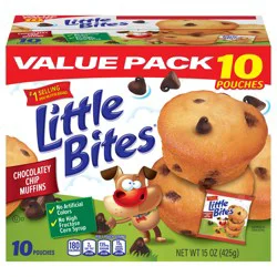 Entenmann's Little Bites Chocolate Chip Muffins, 15 oz Value Pack