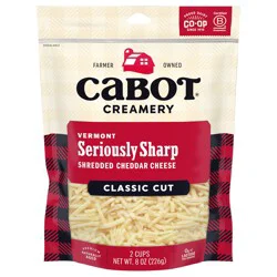 12/8Oz Seriously Sharp White Cheddar Shred