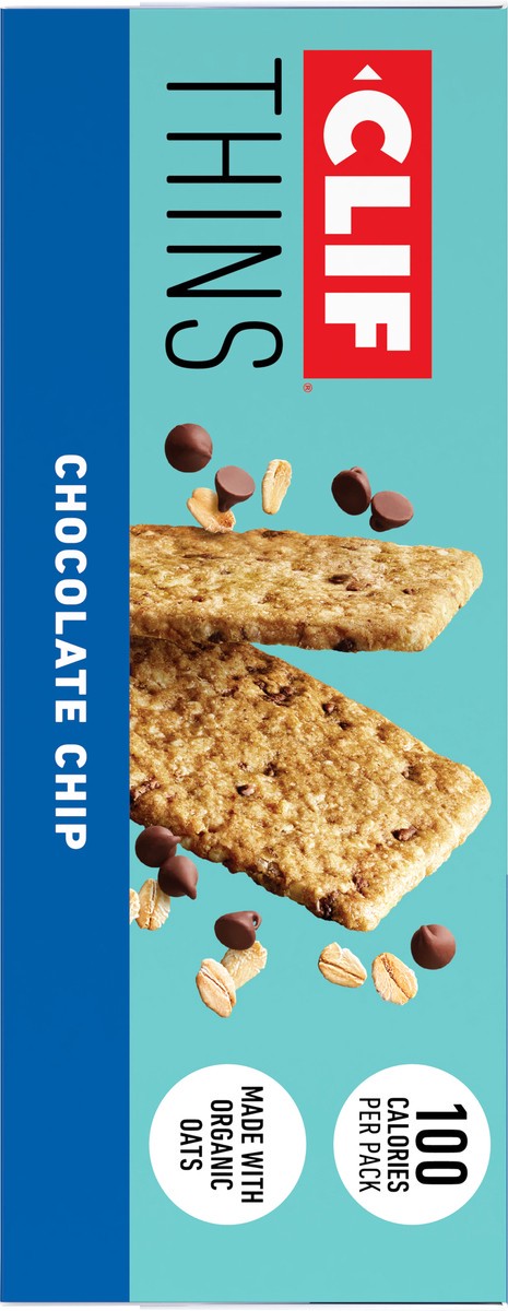 slide 8 of 9, CLIF Thins Chocolate Chip Crispy Bars 7 - 0.78 oz Packs, 7 ct