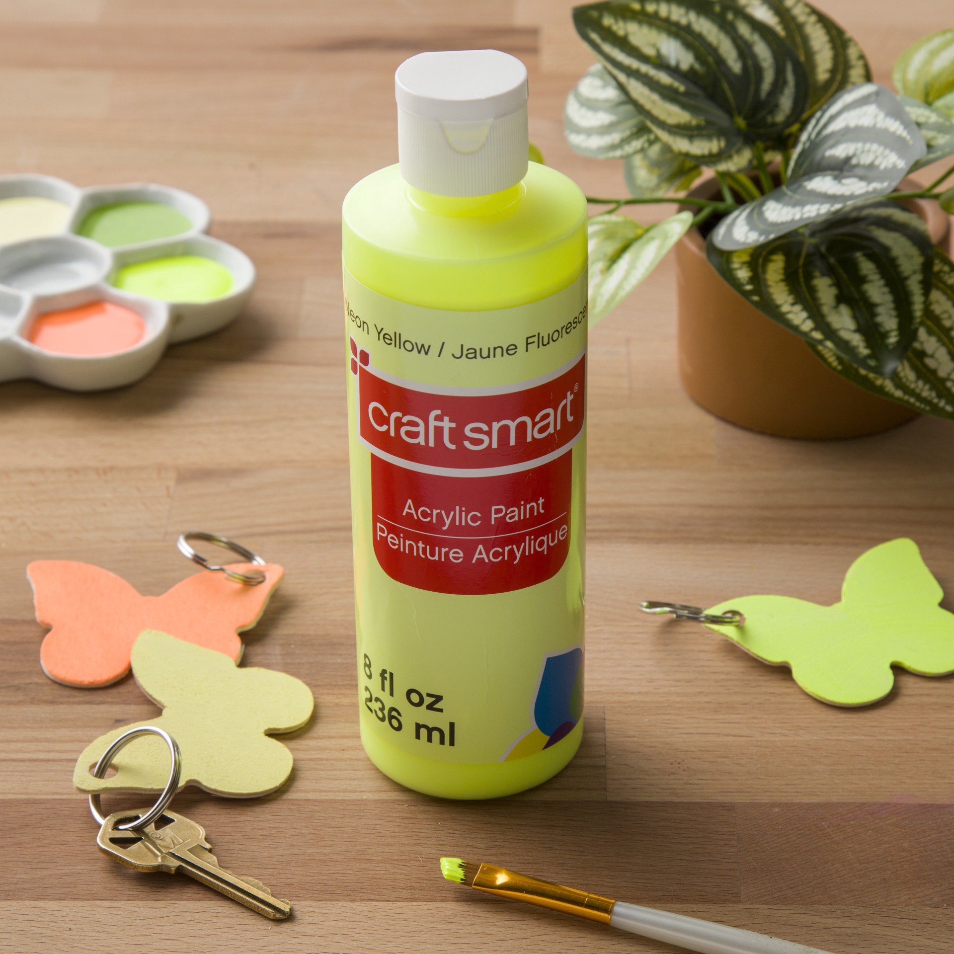 slide 2 of 3, 8oz. Neon Acrylic Paint By Craft Smart, 8 oz