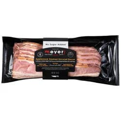 Meyer Heritage Duroc Pork Applewood Smoked Uncured Bacon No Sugar Added - 10 oz