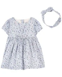 Oshkosh Baby 2-Piece Dress and Headwrap Set Floral Print 18M