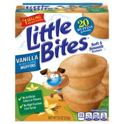 Little Bites Muffins, Vanilla 7.5 oz