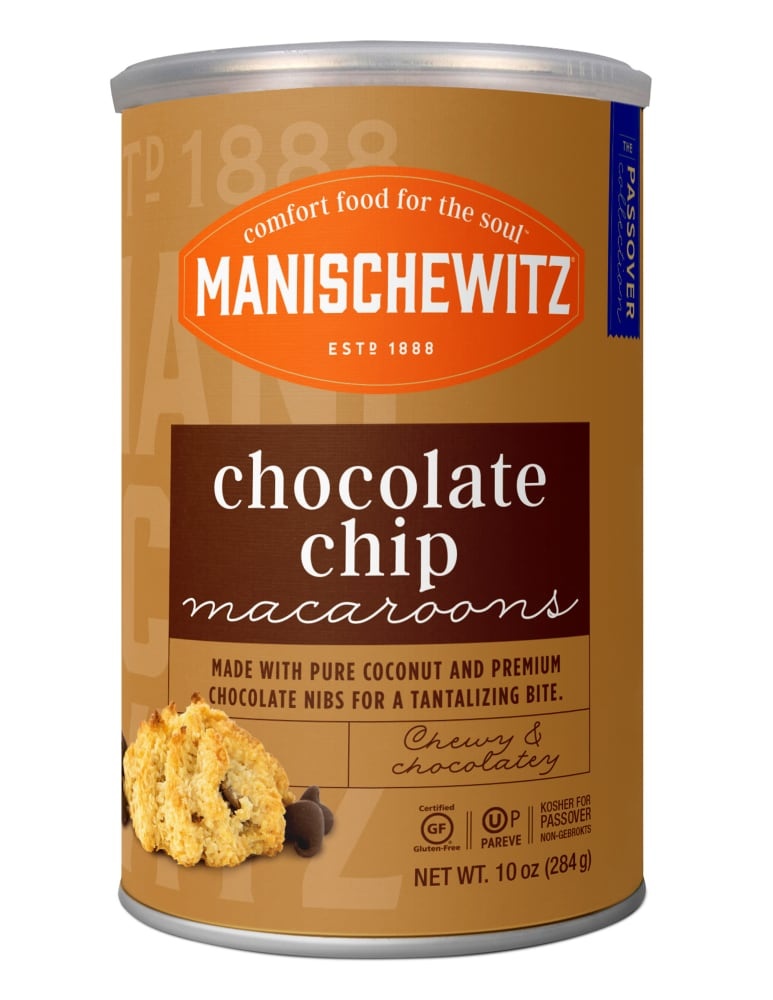 slide 1 of 1, Manischewitz Chocolate Chip Macaroons, 10 oz