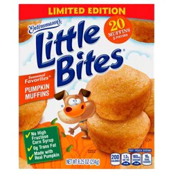 Entenmann's Little Bites Muffins, Pumpkin 7.5 oz