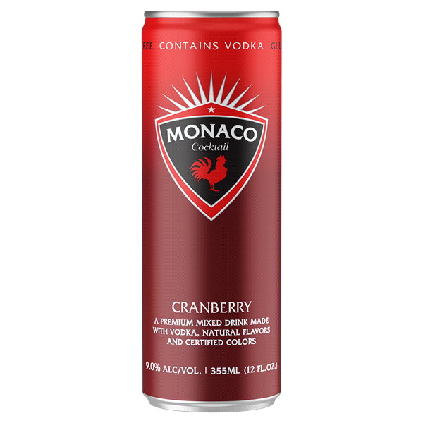 slide 1 of 1, Monaco Cocktail Cranberry, 12 fl oz