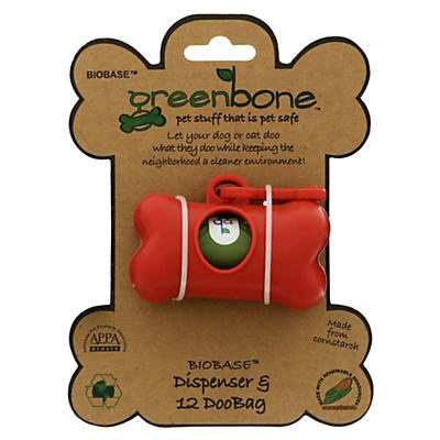 slide 1 of 1, Greenbone Biobase Dispenser With Pet Waste Bags, 1 ct