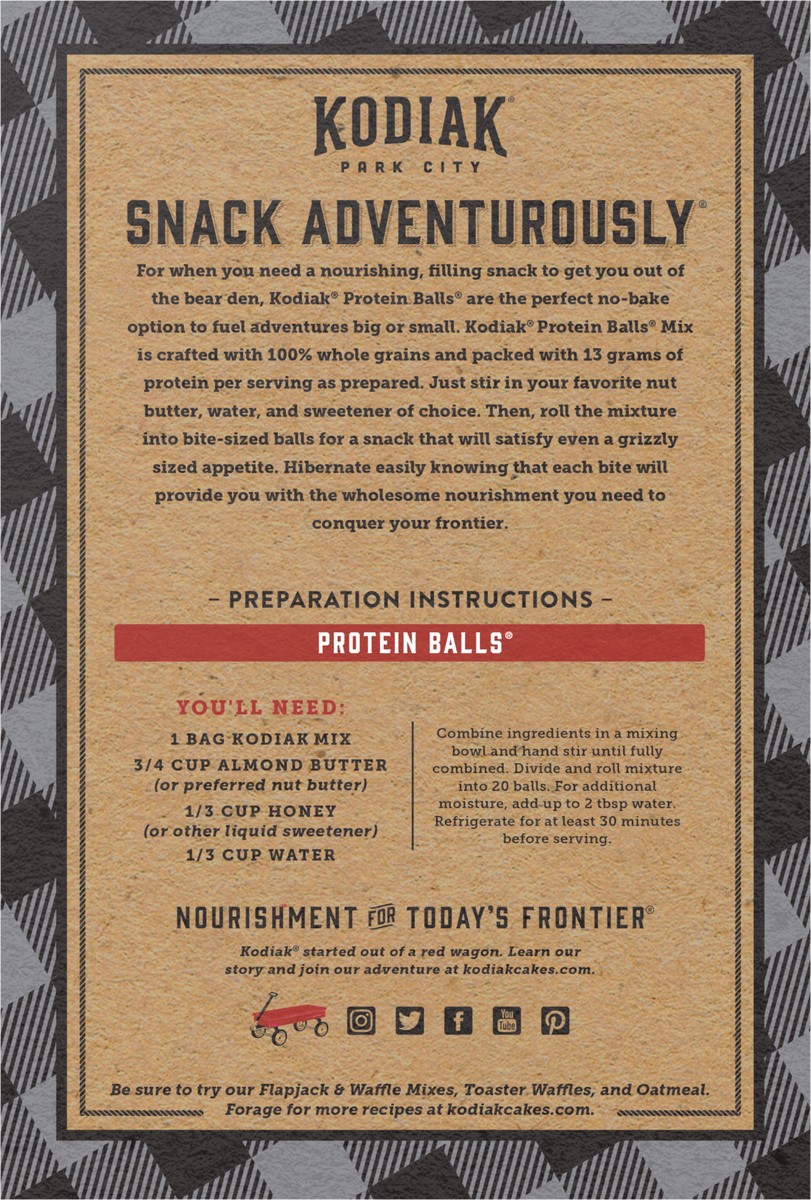 slide 8 of 8, Kodiak Cakes Cakes Protein Balls, Birthday Cake, 12.7 oz