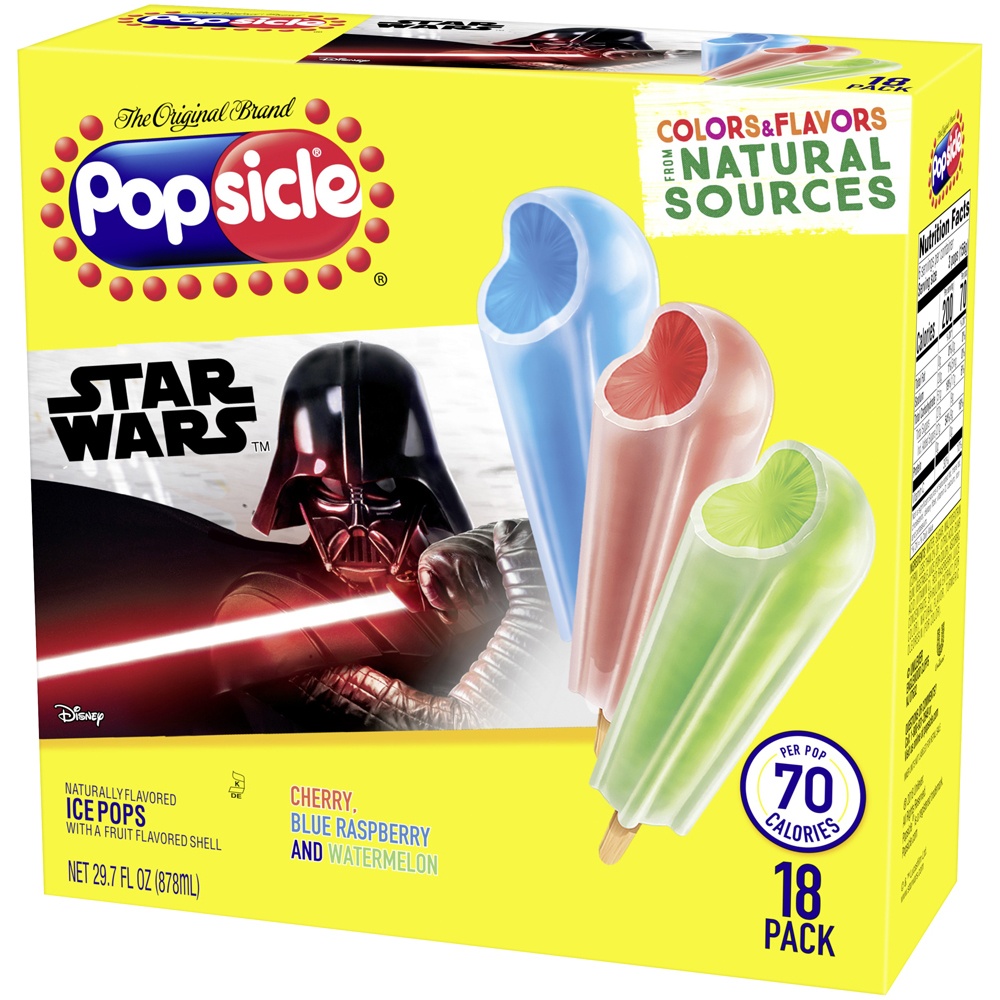 slide 3 of 5, Popsicle Star Wars, 18 ct; 28.8 fl oz