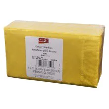 GFS Yellow Dinner Napkins