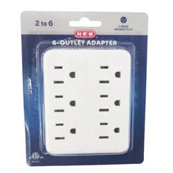 H-E-B 6-Outlet Power Adapter