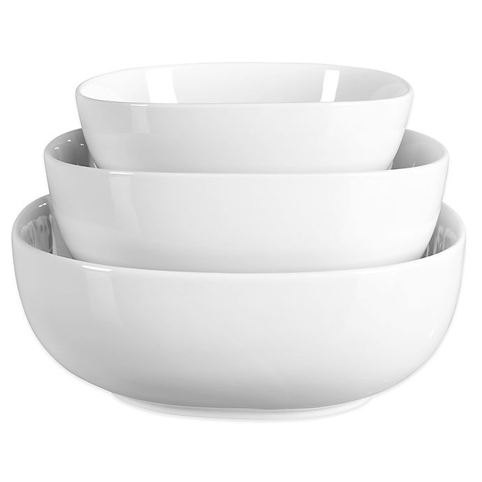 slide 1 of 7, Tabletops Unlimited Denmark Tools for Cooks Oven to Table Serving Bowl Set, 3 ct
