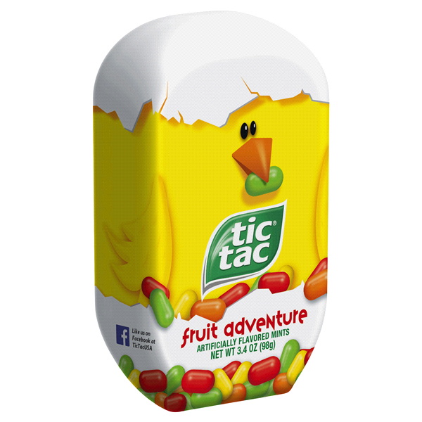 slide 1 of 1, Tic Tac Fruit Adventure Chick, 3.39 oz