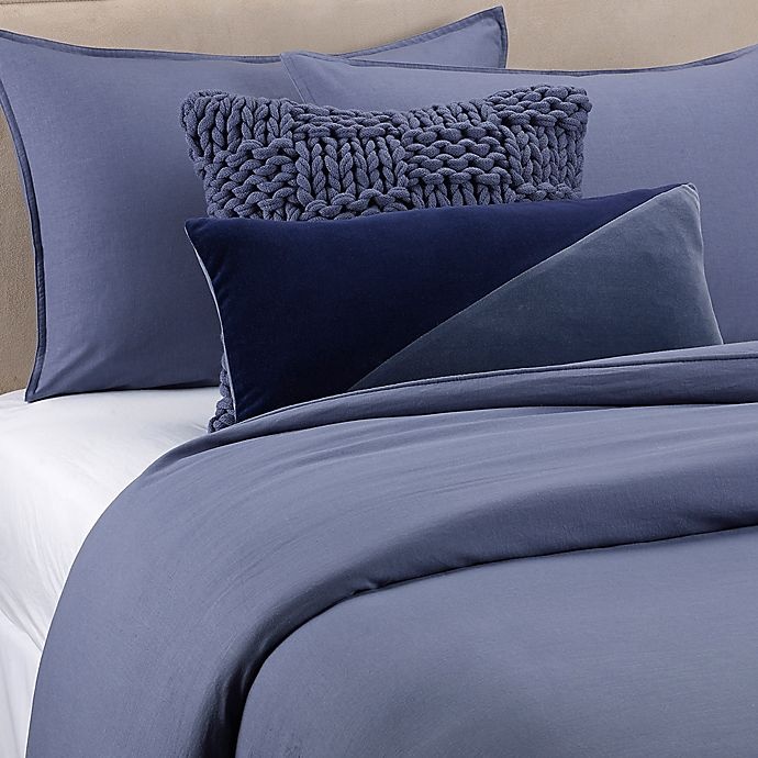 slide 1 of 1, Kenneth Cole Mineral Yarn-Dyed King Comforter Set - Denim, 1 ct