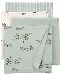 Carter's Baby 4-Pack Receiving Blankets Green OSZ