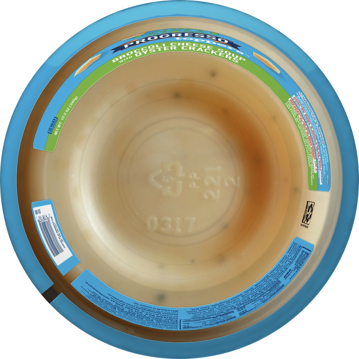 slide 4 of 9, Progresso Toppers, Broccoli Cheese Soup, 12.2 ounces, 12.2 oz