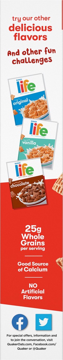 slide 5 of 6, Life Cinnamon Multigrain Breakfast Cereal , 18 oz