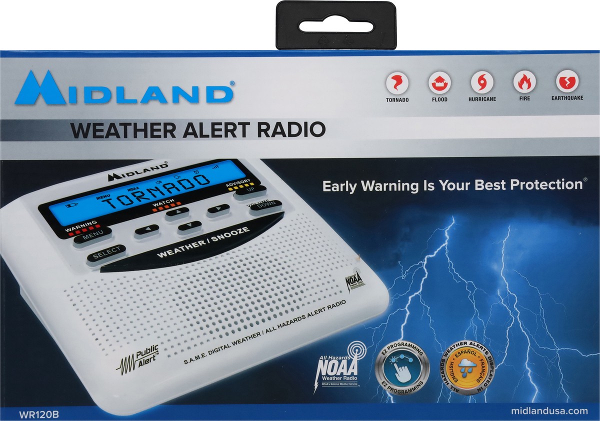 slide 2 of 9, Midland Weather Alert Radio 1 ea, 1 ct