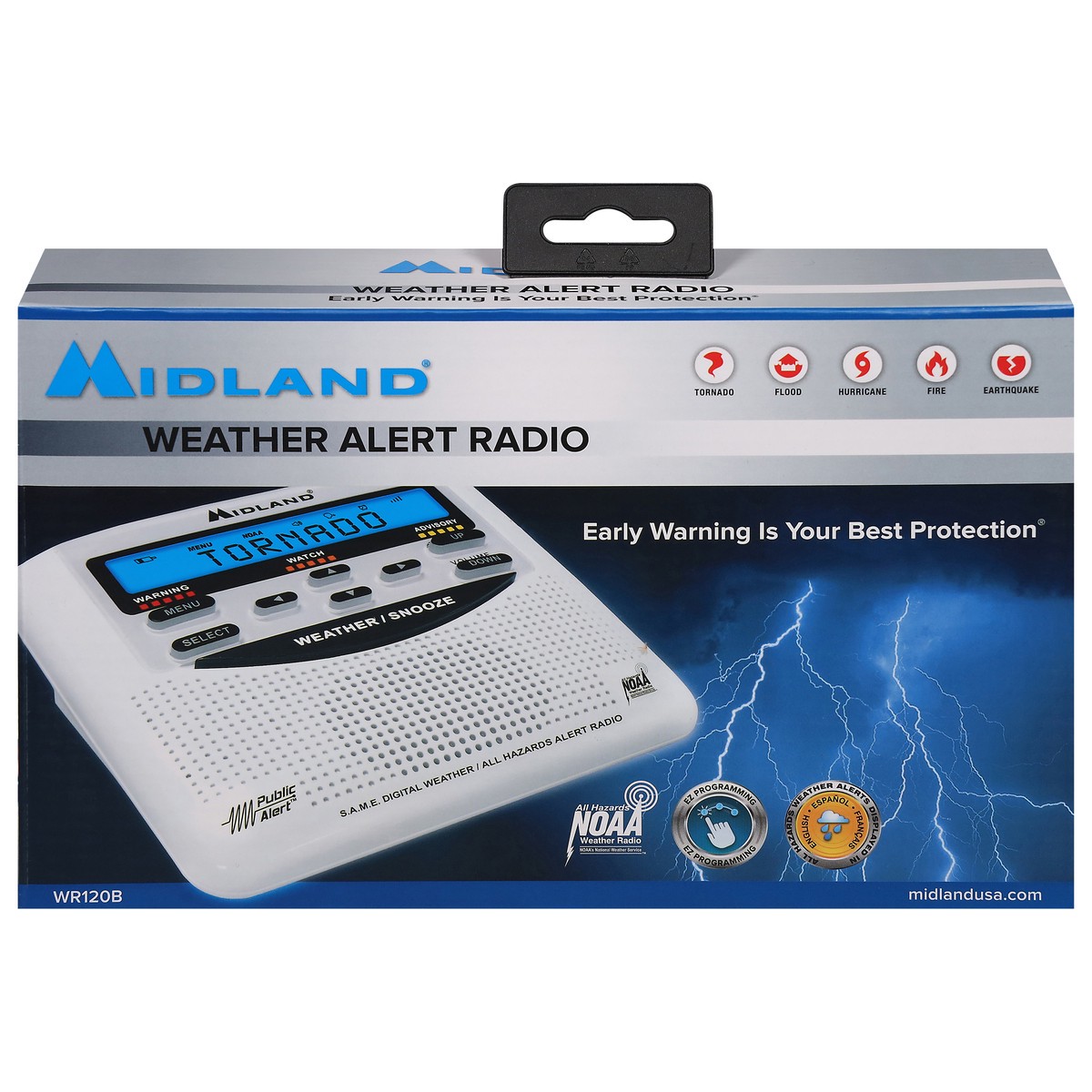 slide 1 of 9, Midland Weather Alert Radio 1 ea, 1 ct