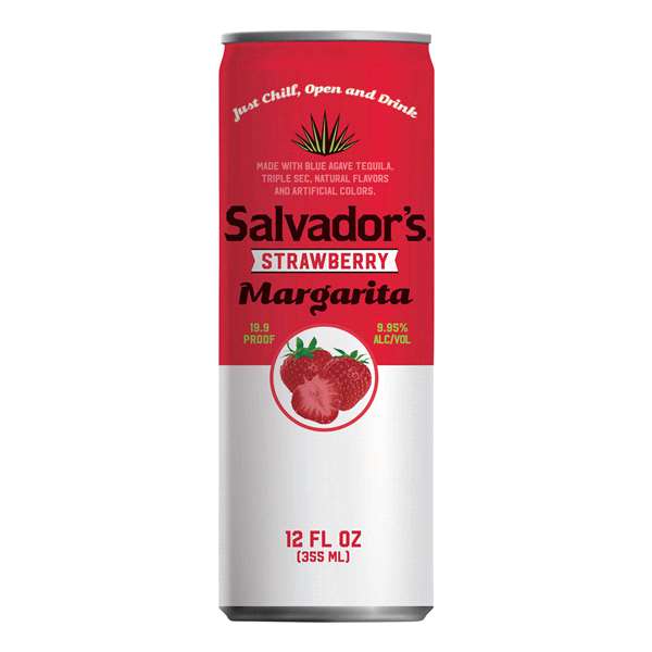 slide 1 of 1, Salvador's Strawberry Margarita, 200 ml