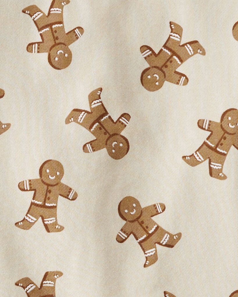 slide 3 of 3, Littleplanet Toddler 2-Piece Gingerbread Man Holiday Set Made with Organic Cotton Gingerbread 4T, 2 pc