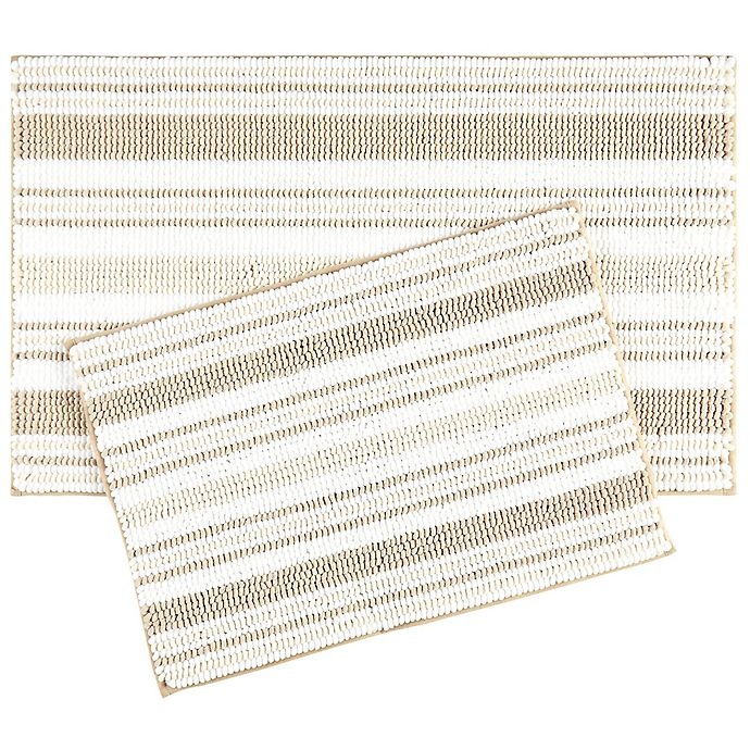 slide 1 of 6, Trina Turk Carson Bath Mats - Beige, 2 ct