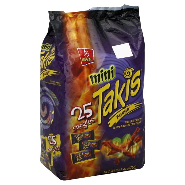 slide 1 of 1, Barcel Mini Fuego Takis, 25 ct