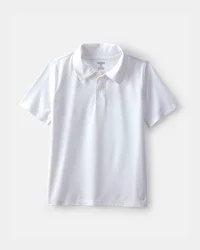 Oshkosh Boys Uniform Active Polo Shirt - White White 4