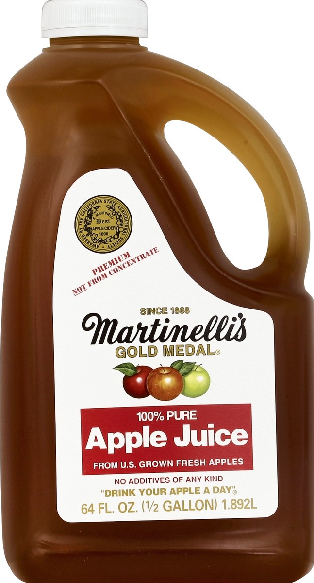 slide 4 of 4, Martinelli's 100% Juice 64 oz, 64 oz