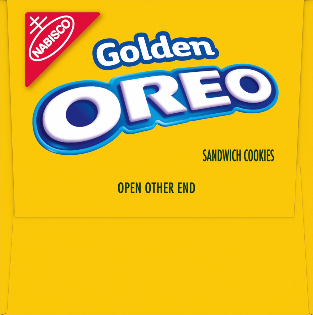 slide 4 of 9, OREO Golden Sandwich Cookies, 5.5 oz, 0.34 lb