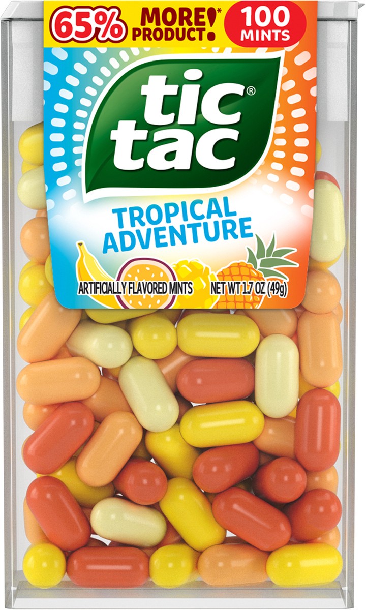slide 7 of 11, Tic Tac Tropical Adventure Mints 100 ea, 100 ct