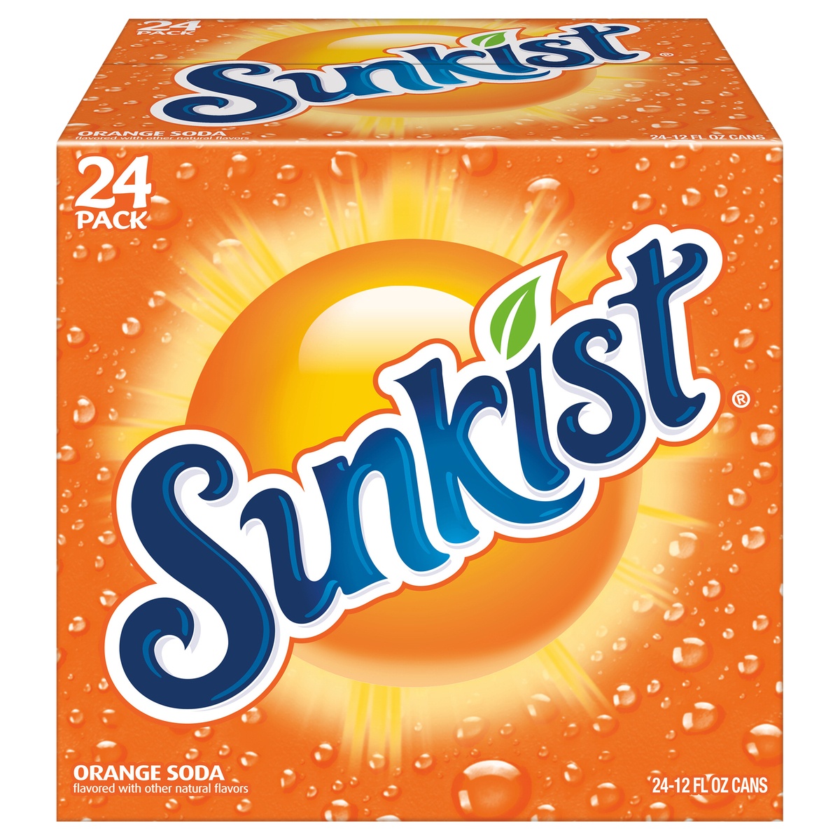 slide 1 of 3, Sunkist Orange Soda, 