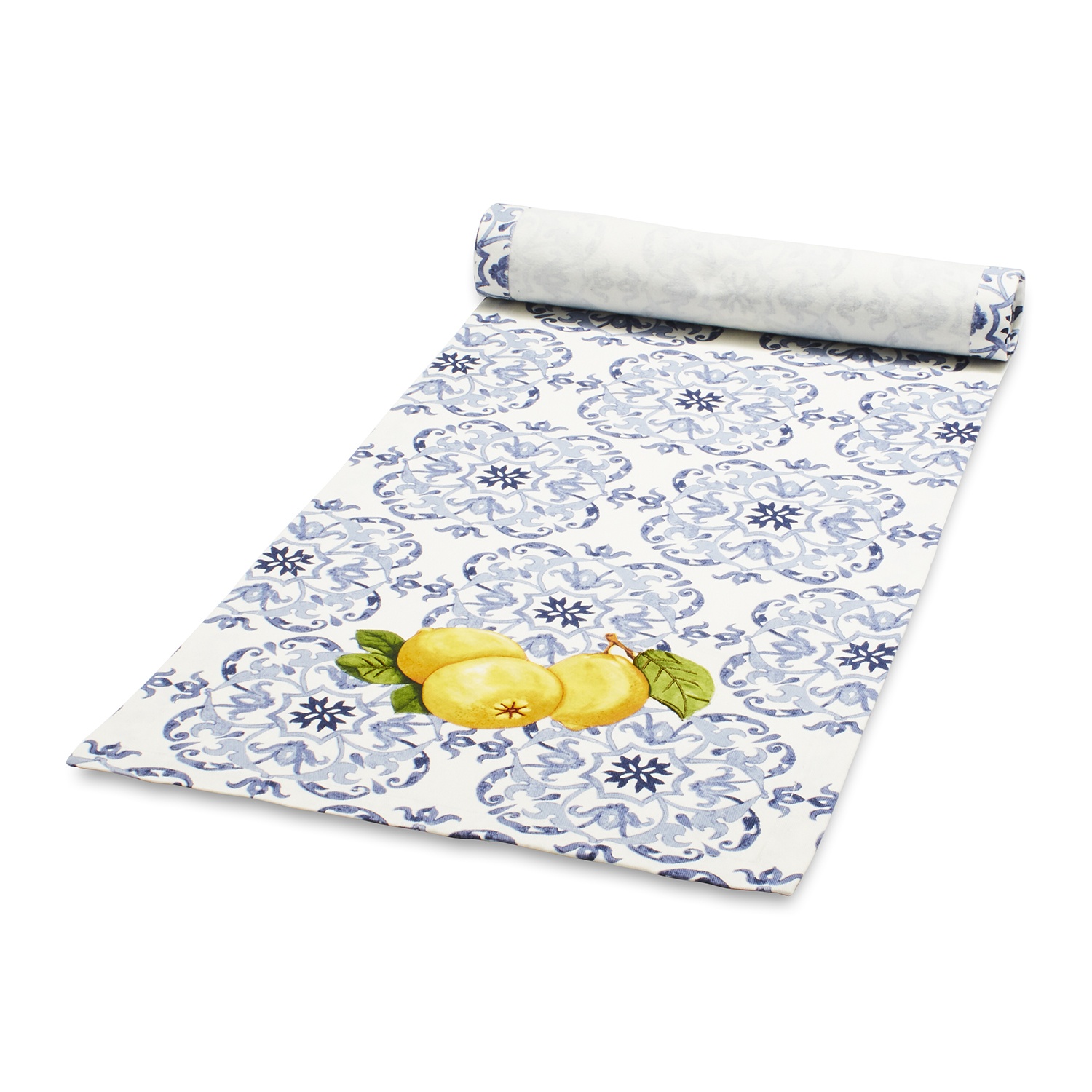 slide 1 of 1, Sur La Table Limone Tile Table Runner, 1 ct