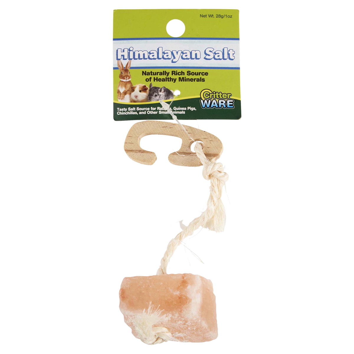 slide 1 of 5, Ware Pet Products Critter Ware Himalayan Salt-On-Rope For Small Animals, 1 oz