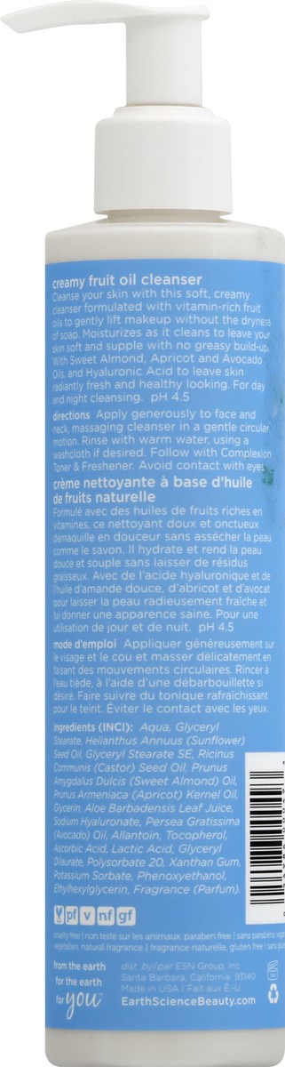 slide 6 of 9, Earth Science Creamy Fruit Oil Hydrating Cleanser 237 ml, 237 ml