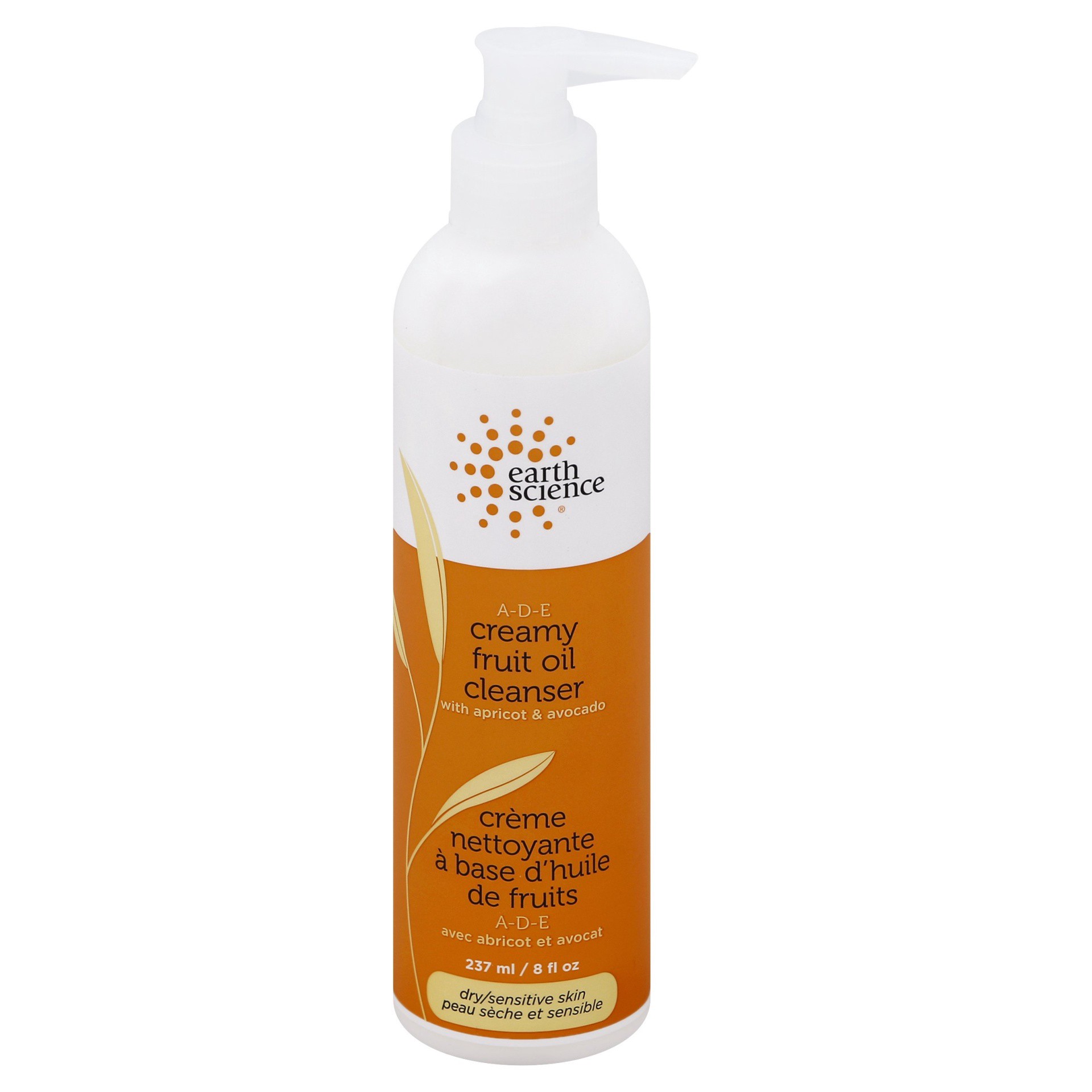 slide 1 of 9, Earth Science Creamy Fruit Oil Hydrating Cleanser 237 ml, 237 ml