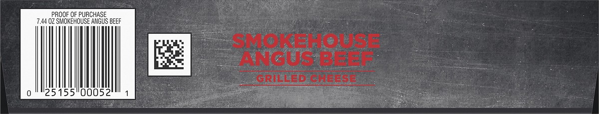slide 7 of 11, DEVOUR Smokehouse Angus Beef Grilled Cheese Frozen Dinner, 7.4 oz Box, 7.44 oz