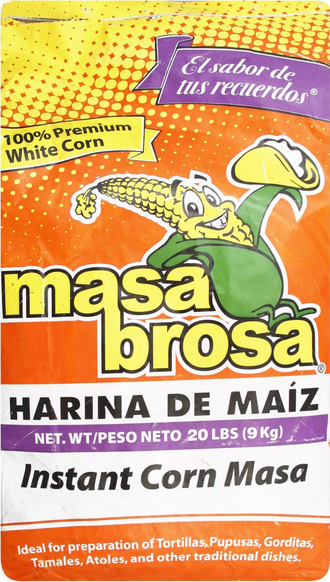 slide 5 of 6, Masa Brosa Corn Masa, Instant, 20 lb