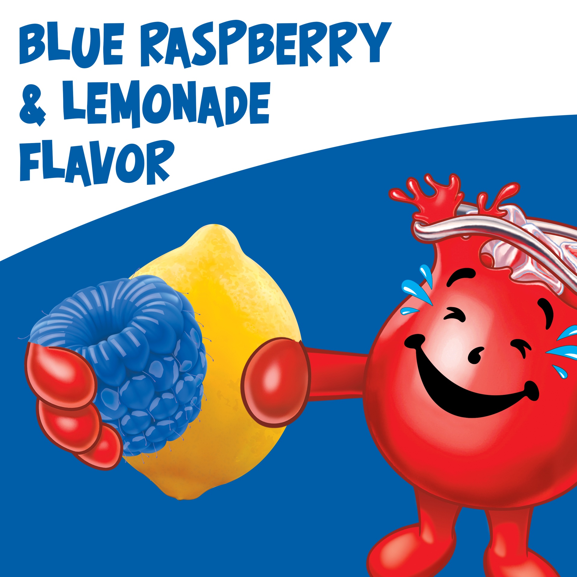 Kool-Aid Twists Sugar-Sweetened Ice Blue Raspberry Lemonade Powdered ...