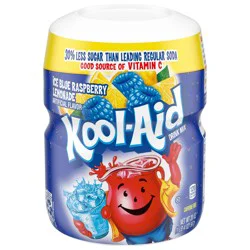 Kool-Aid Sugar-Sweetened Blue Raspberry Lemonade Artificially Flavored Powdered Soft Drink Mix, 20 oz Canister
