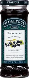 St. Dalfour Blackcurrant Fruit Spread 10 oz