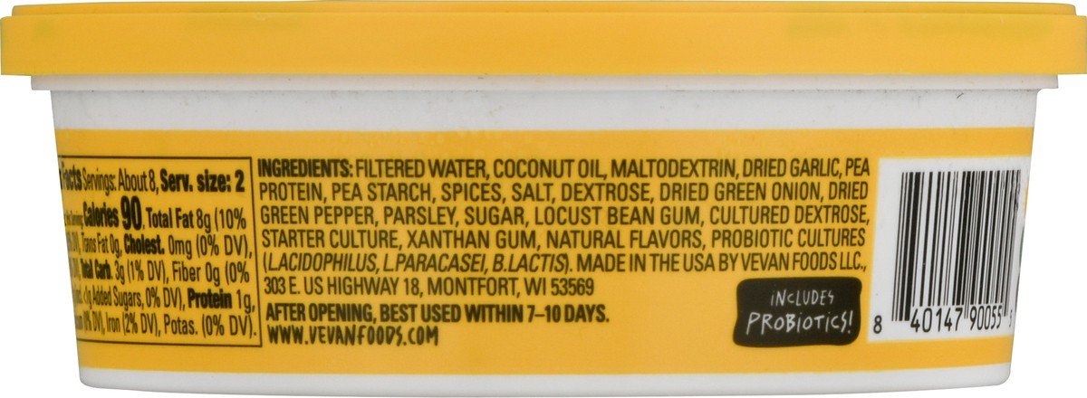 slide 8 of 9, Vevan Cream Cheese Garlic Herb 8 Oz, 8 oz