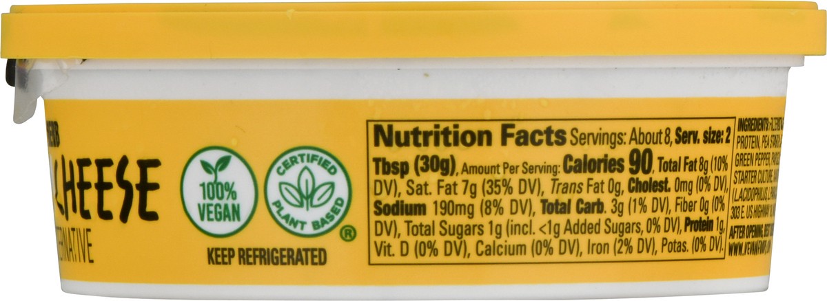 slide 2 of 9, Vevan Cream Cheese Garlic Herb 8 Oz, 8 oz