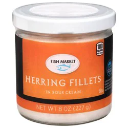 Hy-vee Fish Market Herring Fillets In Sour Cream