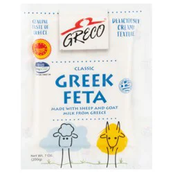Greco Classic Greek Feta Cheese 7 oz